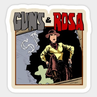 Guns & Rosa 2 Sticker